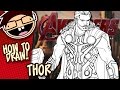 How to Draw THOR (Avengers) | Narrated Easy Step-by-Step Tutorial