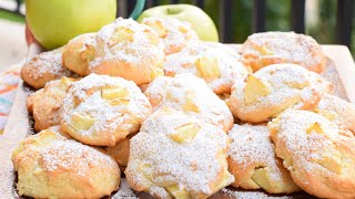 SOFT APPLE BISCUITS - EASY RECIPE -  MEKANI, SOCNI KOLAC OD JABUKA - JEDNOSTAVAN RECEPT  🍏