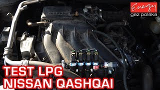 Test LPG Nissan Qashqai 1.6 117KM 2013R w Energy Gaz Polska na auto gaz BRC SQ 32 OBD