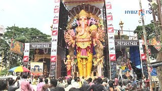 Khairatabad Ganesh 2018 | Ganesh Nimajjan Hyderabad | Ganesh Idols | Hybiz TV