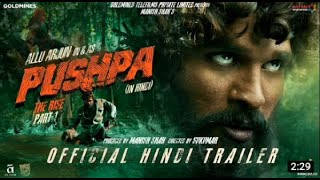 #Pushpa - The Rise (Hindi) Official Trailer | Allu Arjun, Rashmika, Sunil, Fahadh | DSP | Sukumar