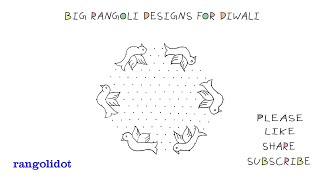 big rangoli designs for Diwali💥 | rangoli designs for diwali simple and beautiful💥