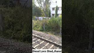 Diesel Loco Shed, Jhansi External View #shorts #indianrailways #railway #trains #railfans #rail