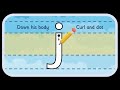 'j' letter formation