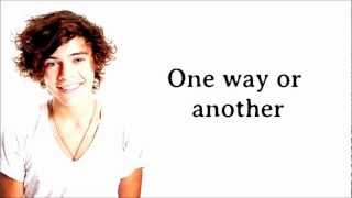 One Direction One Way Or Another Teenage Kicks Comic Relief 2013 Lyrics