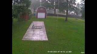 Security Camera Captures 'Crazy' Moment Lightning Strikes Tree