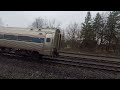 amtrak train p063 through batavia ny 1 26 17