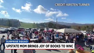 Surprise Squad: Upstate mom brings joy of books to WNC