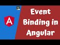 13. Event Binding in Angular. Handle Click Events in the Angular Explained.