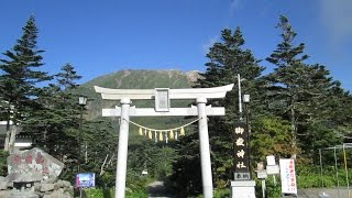 御嶽山,.噴火直前の、登拝風景、神のふところに抱かれて、天心学院　http://www.s-bike.jp/