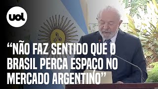 Ao lado de Fernández, Lula cita moeda regional e projeto conjunto de desenvolvimento