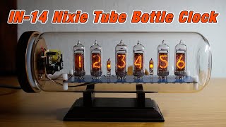 IN-14 닉시관 유리병 시계 만들기(DIY IN-14 Nixie Tube Bottle Clock)