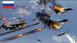 13 minutes ago! US F-16 Shot Down By Russian SU-57, Here's What Happened!! ARMA 3