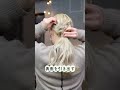 【１分アレンジ】三つ編みを使ったローポニー 簡単アレンジ セルフアレンジ hairstyle hair ミディアムヘア 髪型 まとめ髪 大人カジュアル 大人かわいい