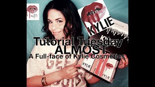 Tutorial Tuesday - Almost a Full Face of Kylie Cosmetics (Matte lipsticks, Eye shadow palette)