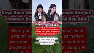 Bagai masih ABG, gaya rambut bunda maia tuai sorotan⁉️#artist #trending #shorts