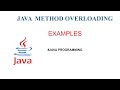 java method overloading EXPLAINED