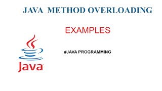 java method overloading EXPLAINED