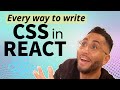 Every way to add CSS in a React app