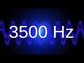 3500 hz clean pure sine wave test tone 3.5 khz frequency