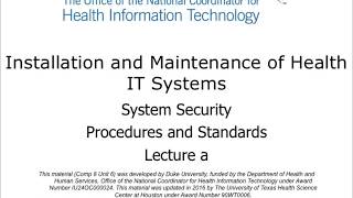 ONC Component 8 Unit 6 Lecture a