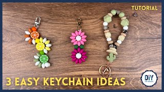 3 Easy Keychains Ideas | Craft Tutorial