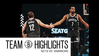 Game Highlights | Brooklyn Nets vs. Golden State Warriors | 12.21.22