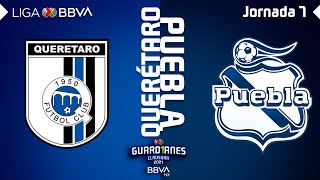 Resumen y Goles | Querétaro vs Puebla | Liga BBVA MX - Guard1anes 2021 - Jornada 7