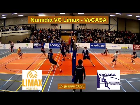 2023-01-15 Numidia VC Limax - VoCASA (samenvatting, 8 Min) Eredivisie ...