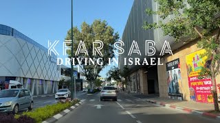 Kfar Saba 4K Driving in Israel 2022