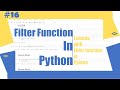 Python Tutorial - 16|Filter Function in Python | Python for Beginners | Learnerea