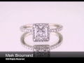 1.90ct princess cut diamond engagement anniversary ring mark broumand