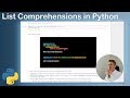 Visual Introduction to Python List Comprehensions - Get the same done with less code