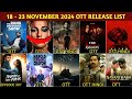 This Week 18 - 23 November OTT Release Movies & Web Series | Smile 2 OTT | Devara Hindi OTT Netflix