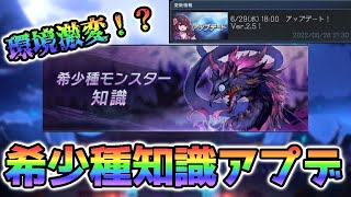 【ラグナド】環境が大きく変わる！？重大アップデート「希少種知識レベルキャップ」解説！