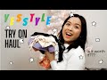 YESSTYLE TRY-ON HAUL (cute + affordable)