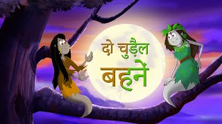 DO CHURAIL BAHEEN | CHUDAIL KI KAHANI | SSOFTOONS HINDI YADON KI BARAT | GAON KI CHUDAIL