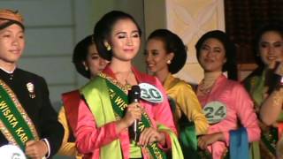 Inilah Parade dan Test Wawancara Langsung Putra Putri Duta Wisata Sukowati 2017 part 03