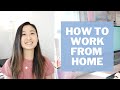 ✅  How to Work from Home Effectively l How to Stay Focused and Productive l Work from Home Routine