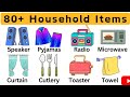 English Vocabulary : 80 Essential Household Items