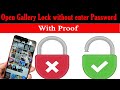 🔑How to Open Gallery without Password | Even fingerprint | Technical Dhiren |Nepali🔥🔥