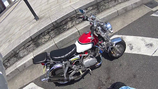 しまなみ海道 原付 ツーリング モンキー カスタム  Monkey 1st