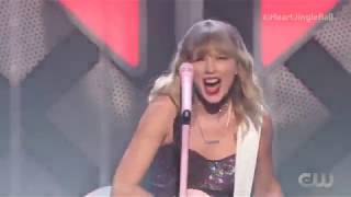 Taylor Swift performing "Lover" at the iHeartRadio Jingle Ball 2019