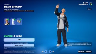 How To Get Slim Shady Bundle FREE In Fortnite! (Unlocked Slim Shady Skin \u0026 Rap Boy) Eminem Bundle