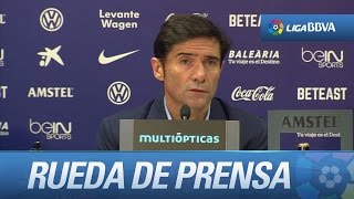 Rueda de prensa de Marcelino García Toral tras el Levante UD (1-0) Villarreal CF