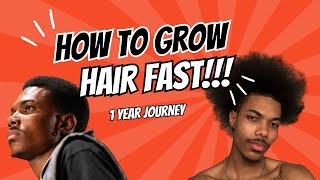 HOW TO GROW YOUR HAIR FAST IN LESS THAN A YEAR