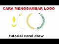 Tutorial Corel Draw Cara Menggambar daun melingkar