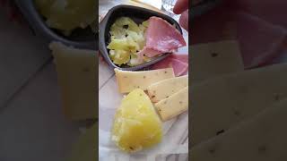 Raclette du Dimanche 3 poivres avec pommes de terre et Bacon, avec Auchan. #auchan