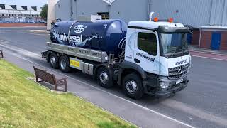 Universal Tankers' brand new Mercedes Benz Arocs 3543 water tanker