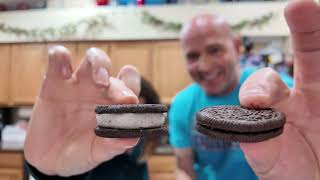 NEW Oreo Loaded Cookies Review! Mega Stuf + Cookie Pieces! The Best Oreo Ever??